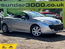 Silver Used 2009 Peugeot 207 CC Sport Cabriolet | £1,850 (Fair price)