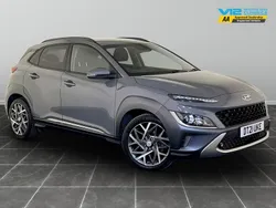 Grey Used 2021 Hyundai Kona Premium SUV | £15,795 (Fair price)