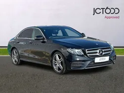 Black Used 2018 Mercedes E220 AMG Line Premium Sedan | £16,000 (Fair price)