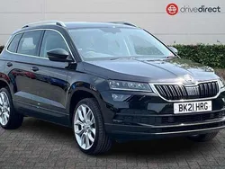 Black Used 2021 Skoda Karoq SE L SUV | £15,702 (Fair price)
