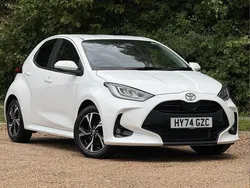 White Used 2024 Toyota Yaris Hybrid Design Hatchback | £19,759 (Fair price)