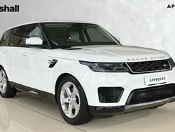 White Used 2021 Land Rover Range Rover Sport HSE SUV | £35,089