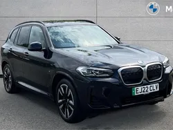 Black Used 2022 BMW iX3 M Sport SUV | £29,992 (Fair price)