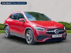Red Used 2021 Mercedes GLA180 AMG Line Premium Plus SUV | £25,999 (A bit pricey)