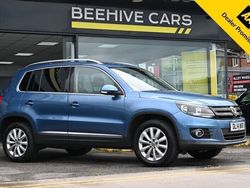 Blue Used 2014 VW Tiguan Match SUV | £8,950 (Fair price)