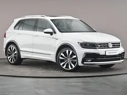 White Used 2017 VW Tiguan R-line SUV | £19,255 (Good price)