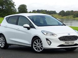 White Used 2021 Ford Fiesta Titanium Hatchback | £12,590 (Fair price)