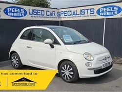 White Used 2012 Fiat 500 Lounge Hatchback | £2,975 (Fair price)