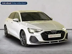 White Used 2025 Audi A3 S-Line Hatchback | £30,268 (A bit pricey)