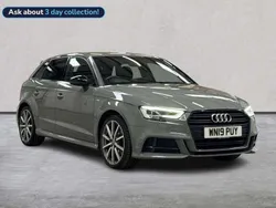 Grey Used 2019 Audi A3 Black Edition Hatchback | £17,874 (Fair price)