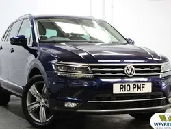 Atlantic blue Used 2018 VW Tiguan SEL SUV | £21,995 (Fair price)