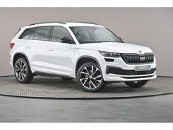 Moon white metallic Used 2023 Skoda Kodiaq SportLine SUV | £31,350 (Fair price)