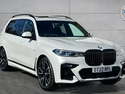 White Used 2022 BMW X7 M Sport SUV | £55,995 (Good price)