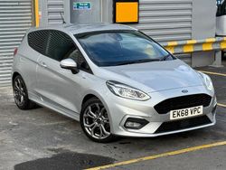 Silver Used 2018 Ford Fiesta ST-Line Hatchback | £8,499 (Fair price)