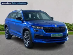 Blue Used 2022 Skoda Kodiaq SportLine SUV | £28,795 (A bit pricey)
