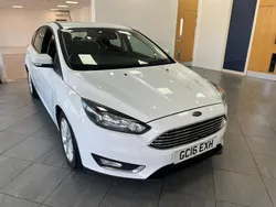 White Used 2016 Ford Focus Titanium Hatchback | £4,075 (Fair price)