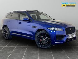 Blue Used 2017 Jaguar F-Pace R-Sport SUV | £10,595 (A bit pricey)