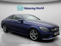 Blue Used 2018 Mercedes C250 AMG Line Premium Coupe | £18,300 (Fair price)