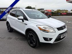 White Used 2010 Ford Kuga Zetec SUV | £2,495 (Expensive)