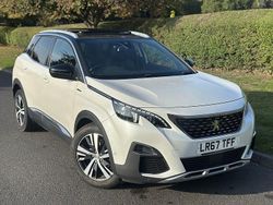 White Used 2017 Peugeot 3008 GT-line SUV | £9,990 (Fair price)