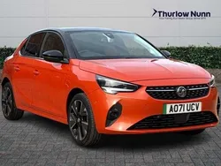 Power orange Used 2021 Vauxhall Corsa-e Elite Hatchback | £10,599 (Fair price)