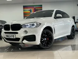 White Used 2015 BMW X6 M Sport SUV | £19,495 (Fair price)