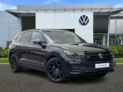 Deep black Used 2021 VW Touareg Black Edition SUV | £40,992 (Fair price)