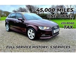Red Used 2015 Audi A3 Sport Hatchback | £10,695 (Fair price)
