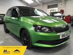Green Used 2017 Skoda Fabia Colour Edition Hatchback | £9,480 (Fair price)