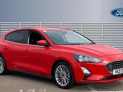 Red Used 2021 Ford Focus Titanium X Hatchback | £13,016 (Good price)