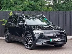 Night black Used 2022 Mercedes EQB350 AMG Line Premium SUV | £27,498 (Fair price)