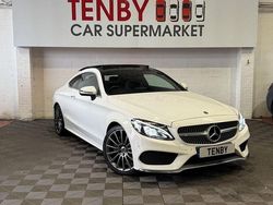 White Used 2017 Mercedes C220 AMG Line Premium Plus Coupe | £13,795 (A bit pricey)