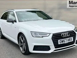 White Used 2018 Audi A4 Black Edition Estate | £16,490 (Fair price)