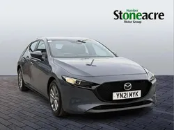 Grey Used 2021 Mazda 3 Hatchback | £14,990 (Fair price)