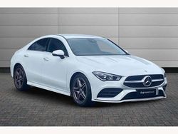 White Used 2022 Mercedes CLA180 AMG Line Premium Sedan | £24,650 (Fair price)