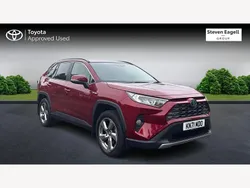 Red Used 2021 Toyota RAV4 Hybrid Design SUV | £25,544 (Fair price)