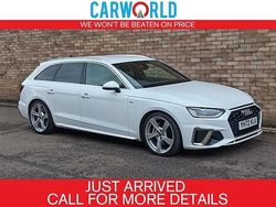 White Used 2022 Audi A4 S-Line Estate | £27,588 (Expensive)