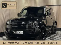 Black New 2025 Land Rover Defender HSE Dynamic SUV | £71,950 (A bit pricey)