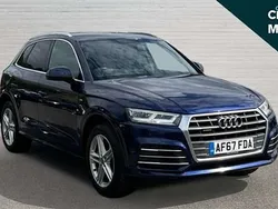 Blue Used 2017 Audi Q5 S-Line SUV | £18,328 (Fair price)