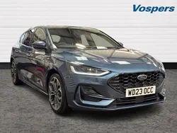 Blue Used 2023 Ford Focus ST-Line X Hatchback | £17,100 (Fair price)