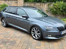 Grey Used 2018 Skoda Superb SportLine Estate | £13,845 (Fair price)
