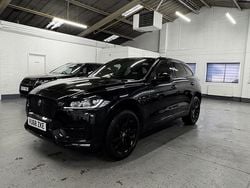 Black Used 2018 Jaguar F-Pace R-Sport SUV | £13,495 (Fair price)