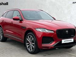 Metallic firenze red Used 2022 Jaguar F-Pace R-Dynamic SUV | £31,328 (Fair price)