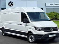 White New 2025 VW Crafter Van | £33,991 (A bit pricey)