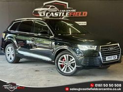 Black Used 2017 Audi Q7 S-Line SUV | £22,995 (Fair price)