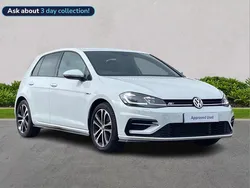 White Used 2020 VW Golf VIII R-line Edition Hatchback | £17,640 (Fair price)