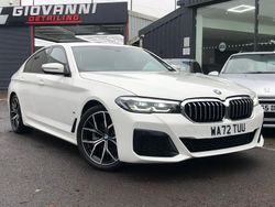 White Used 2022 BMW 520 M Sport Sedan | £22,995 (Fair price)