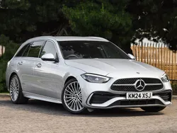 Silver Used 2024 Mercedes C300 AMG Line Premium Estate | £36,498 (A bit pricey)
