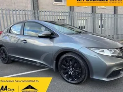 Grey Used 2013 Honda Civic SE Hatchback | £4,450 (A bit pricey)