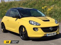 Yellow Used 2015 Vauxhall Adam Slam Hatchback | £4,995 (Fair price)